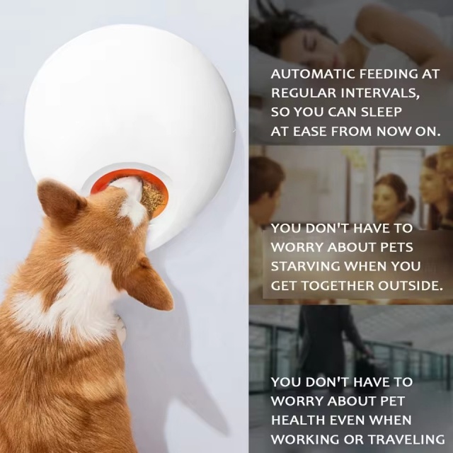 Wehao Pets 5 Meals Timed Wet Food Smart Pet Feeder