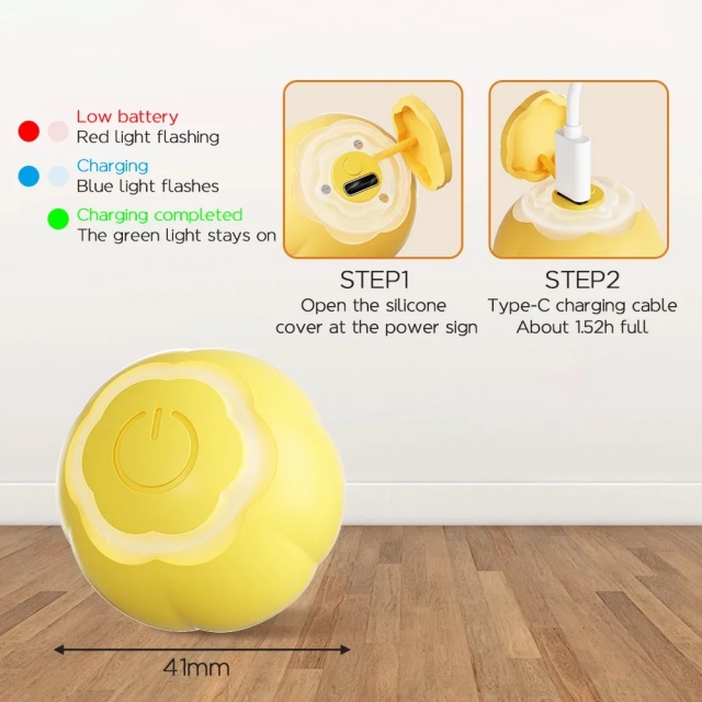 Bulk Intelligent Automatic Cat Ball Interactive Toys For Bored Cats