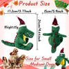 Wholesale Bulk Christmas Plush Dinosaur Dog Squeaky Toys