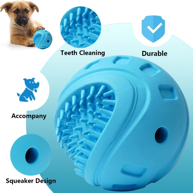 Dog Toy Companies Personalized Tough Rubber Squeaky Dog Ball Toys