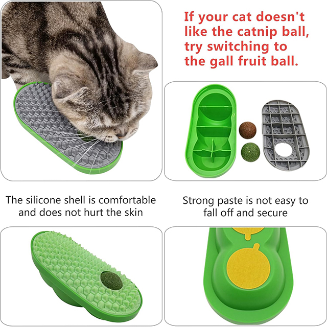 Wehao Cat Self-Groomer with Mint Ball