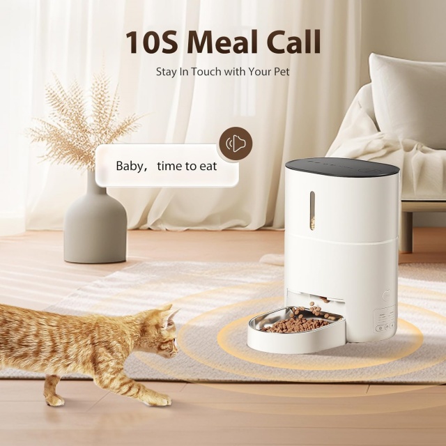 Wehao Pets 4L Smart WiFi Timed Feeder 
