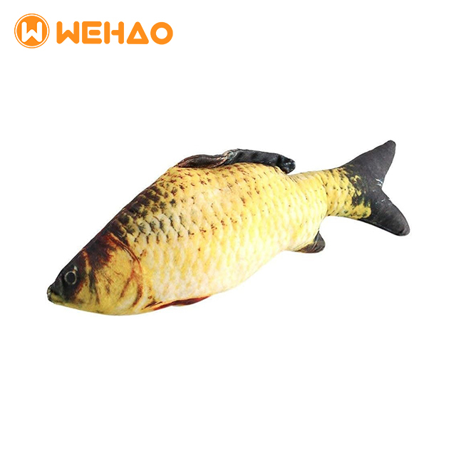 Wehao Plush Fish Pillow Double Sided Design Soft Cushion