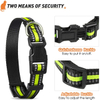 Wehao Adjustable Nylon Dog Collar Reflective Safety Buckle Durable