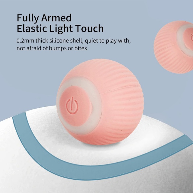 Factory Wholesale Interactive Automatic Pet Rolling Ball Toys for Cat And Dog