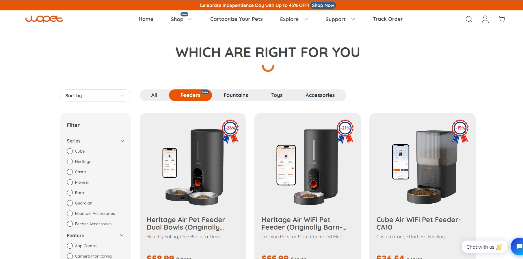 WOPET Automatic Pet Feeder