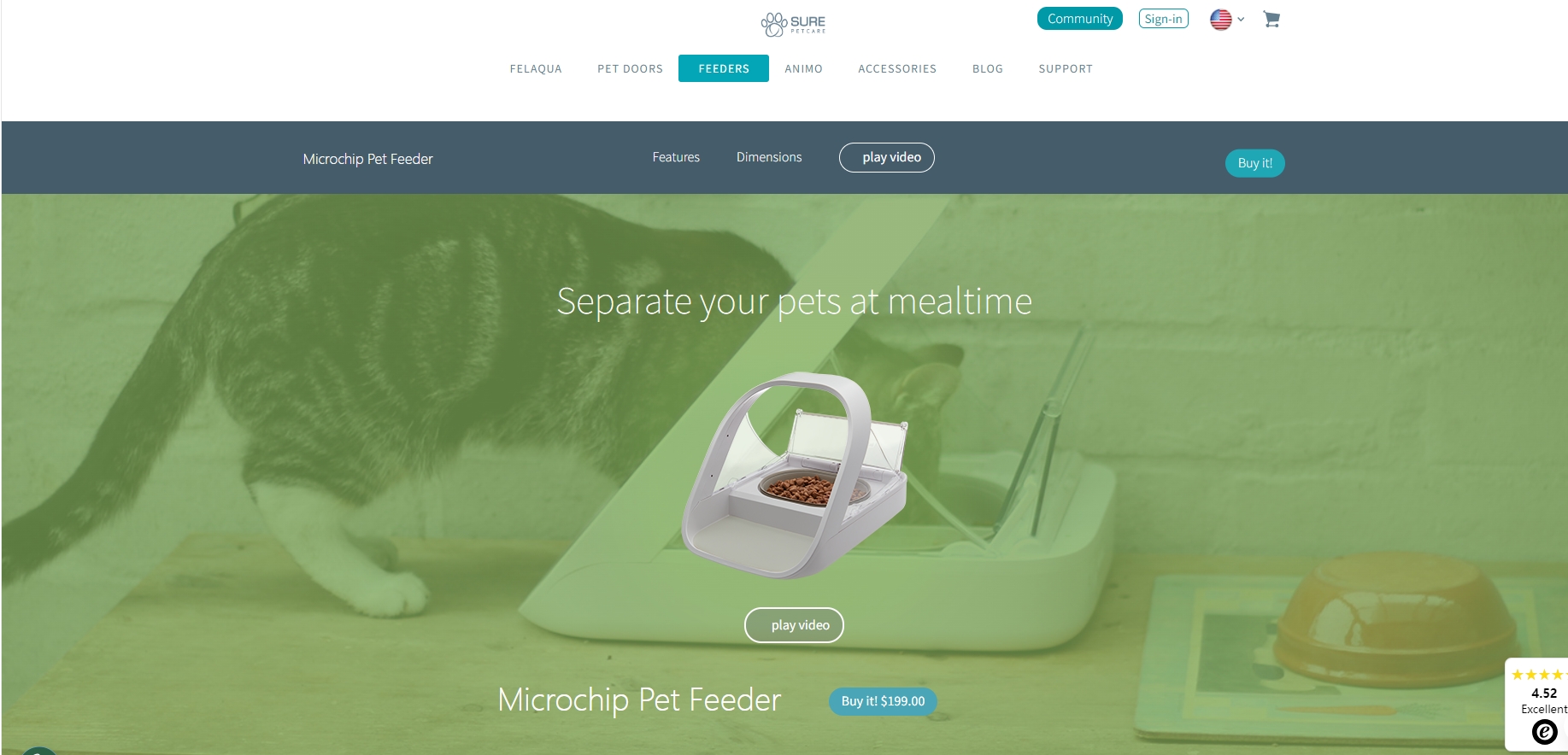 SureFeed Microchip Pet Feeder