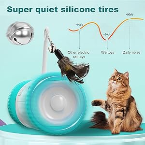 3.Provides endless entertainment for pets Cat Interactive Toys