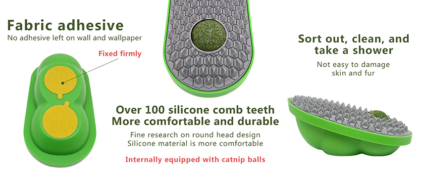 2.Over 100 silicone comb teeth More comfortable and durable