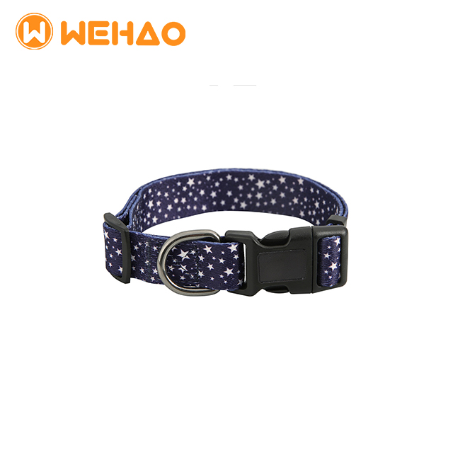 Wehao Soft Adjustable Dog Collar Fashionable Durable Safety Buckle